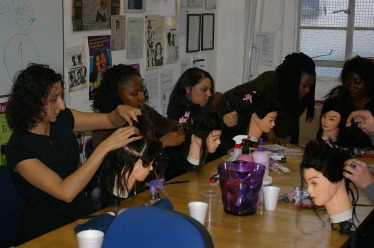 World of Braiding Professional Hair Braiding in Session