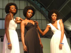 Model showing Afro hair glamour6